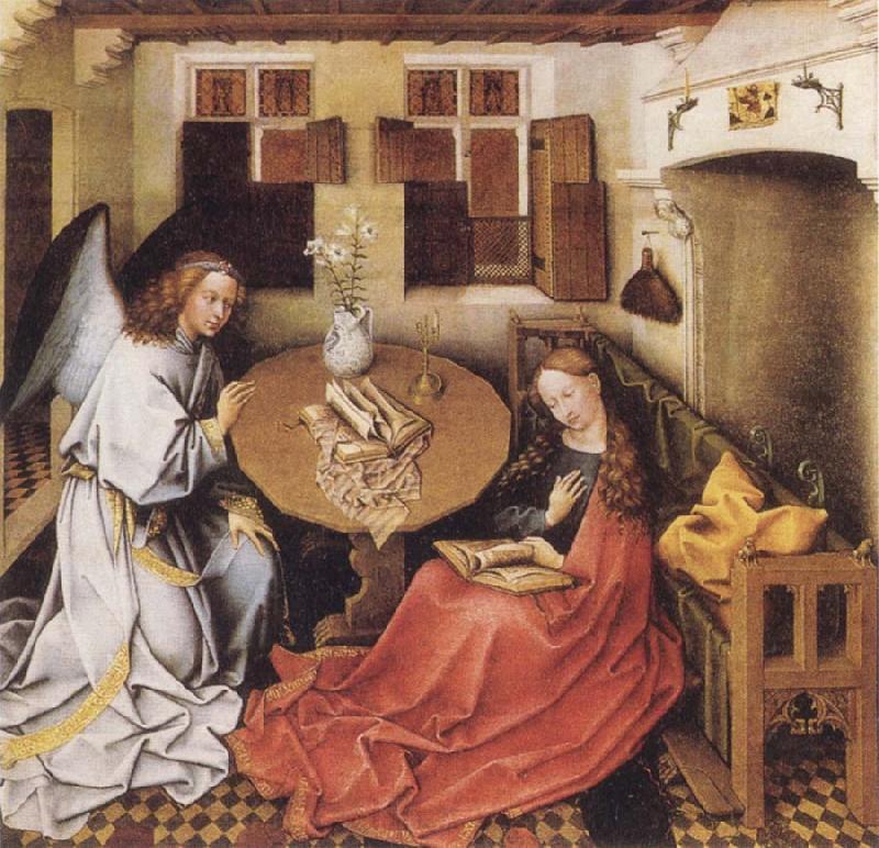 Robert Campin Annunciation France oil painting art